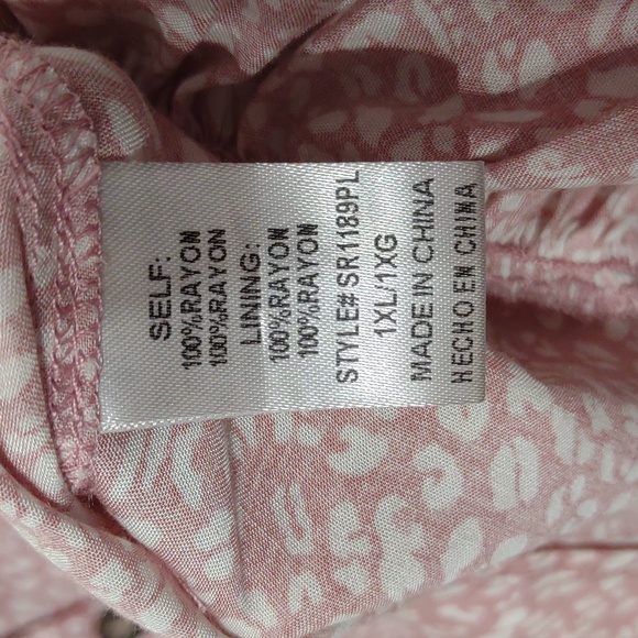 GeeGee Pink Leopard Print Ruffle Romper Size 1XL NWT - Picture 8 of 8